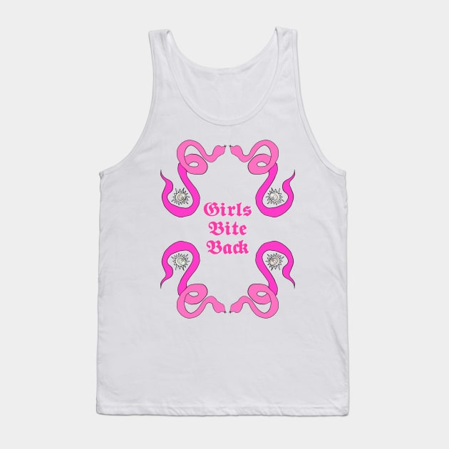 Girls Bite Back Tank Top by MariahMDesign